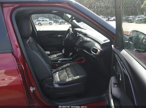 KL79MUSL2PB147491 2023 CHEVROLET TRAILBLAZER Red Front interior view
