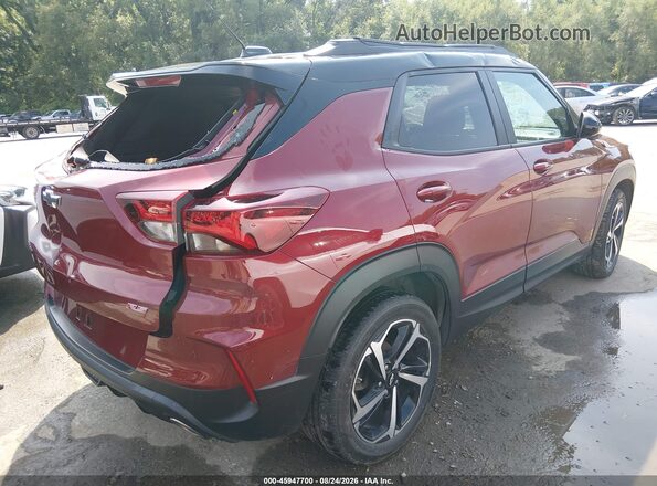 KL79MUSL2PB147491 2023 CHEVROLET TRAILBLAZER Red Rear right