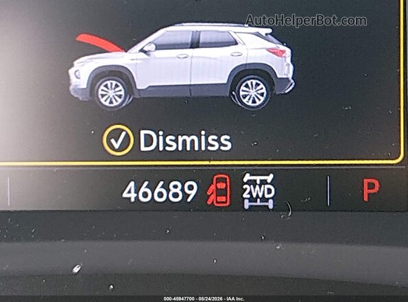 KL79MUSL2PB147491 2023 CHEVROLET TRAILBLAZER Red 