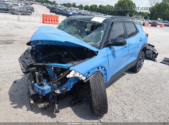 KL79MUSL3RB114258 2024 CHEVROLET TRAILBLAZER Blue წინა მარცხენა ხედი სამი მეოთხედიდან