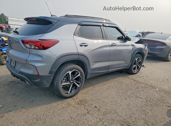 KL79MUSL4PB066086 2023 CHEVROLET TRAILBLAZER Gray Trasero derecho