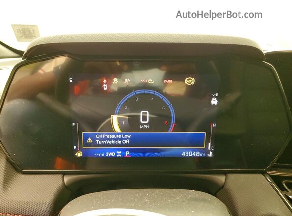KL79MUSL4SB035767 2025 CHEVROLET TRAILBLAZER Black Instrument cluster view