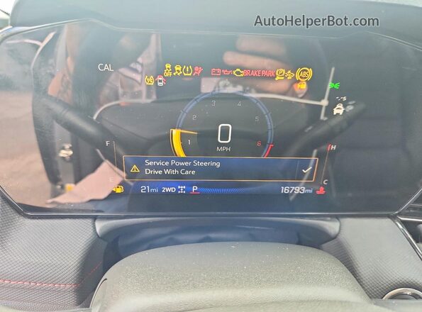 KL79MUSL4TB047581 2026 CHEVROLET TRAILBLAZER Серый Вид щитка приборов