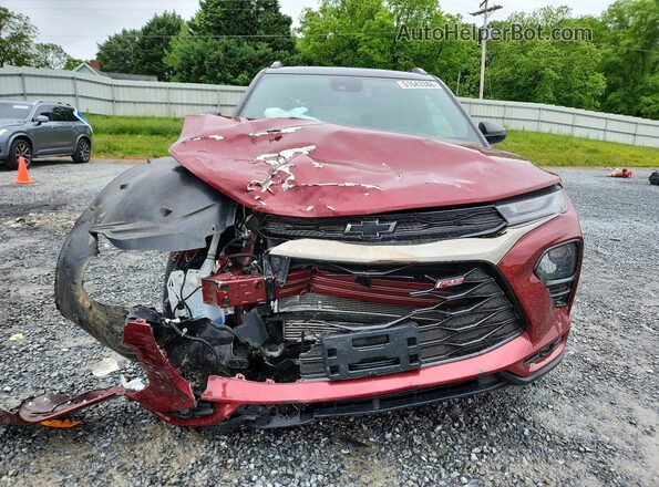 KL79MUSL5PB005488 2023 CHEVROLET TRAILBLAZER Red Front view