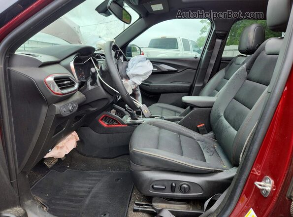 KL79MUSL5PB005488 2023 CHEVROLET TRAILBLAZER Red Front interior view