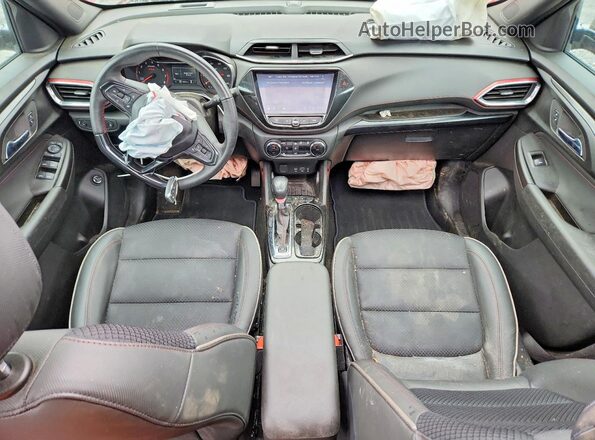 KL79MUSL5PB005488 2023 CHEVROLET TRAILBLAZER Red Dashboard view
