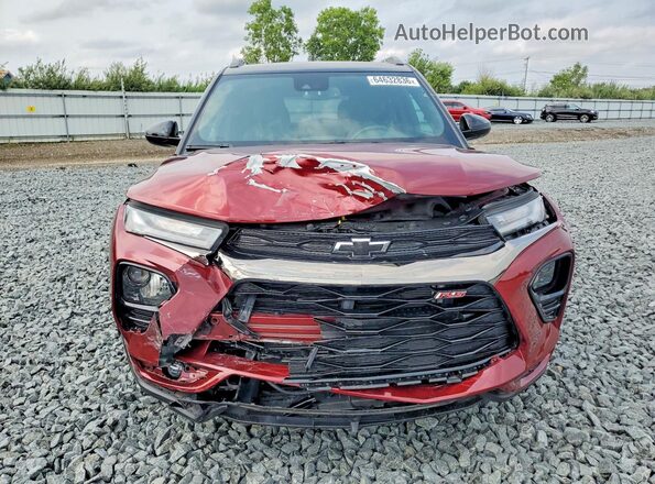 KL79MUSL6PB050407 2023 CHEVROLET TRAILBLAZER Темно-бордовый Вид спереди