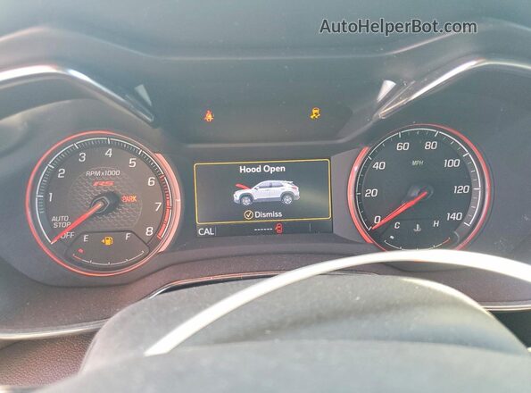KL79MUSL6PB204730 2023 CHEVROLET TRAILBLAZER White Vista del cuadro de instrumentos