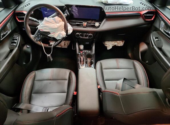 KL79MUSL6RB126467 2024 CHEVROLET TRAILBLAZER Black Առջևի վահանակի տեսք