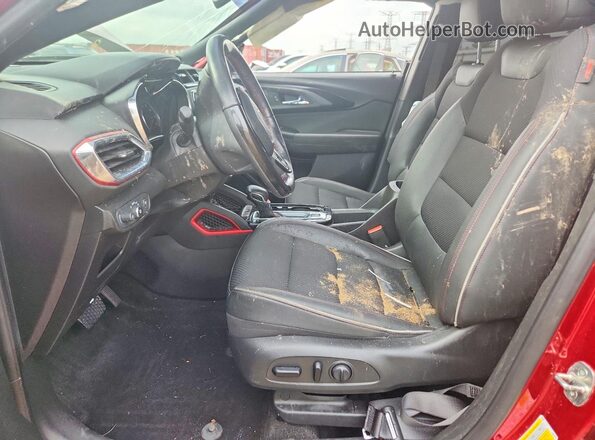 KL79MUSL7MB003575 2021 CHEVROLET TRAILBLAZER Красный Вид салона спереди