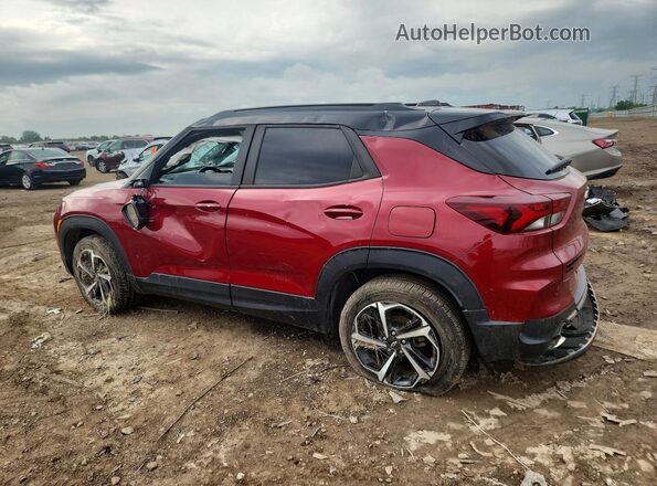 KL79MUSL7MB003575 2021 CHEVROLET TRAILBLAZER Красный Задняя левая четверть