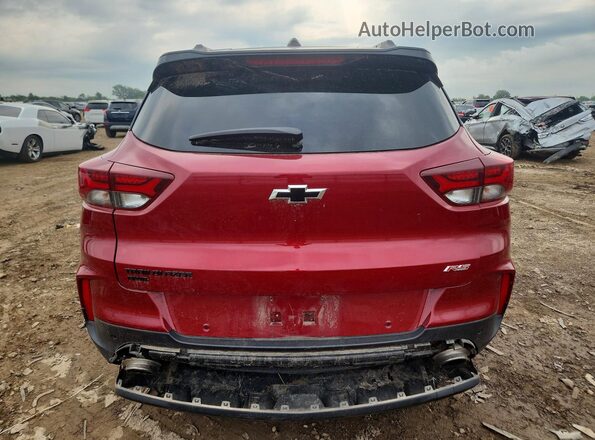 KL79MUSL7MB003575 2021 CHEVROLET TRAILBLAZER Красный Вид сзади