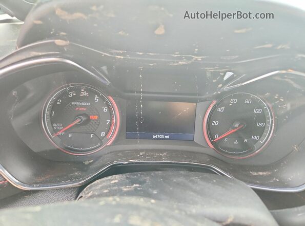 KL79MUSL7MB003575 2021 CHEVROLET TRAILBLAZER Красный Вид щитка приборов