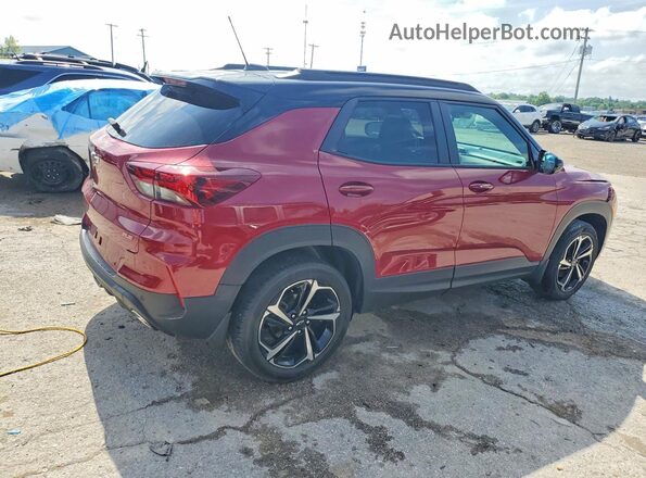 KL79MUSL7MB136921 2021 CHEVROLET TRAILBLAZER Red Հետևի աջ
