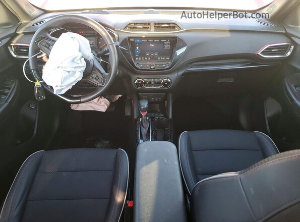 KL79MUSL7MB136921 2021 CHEVROLET TRAILBLAZER Red Առջևի վահանակի տեսք