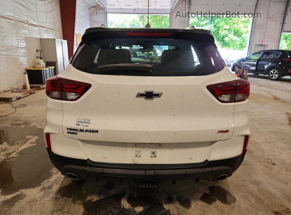 KL79MUSL7MB162404 2021 CHEVROLET TRAILBLAZER White Widok z tyłu