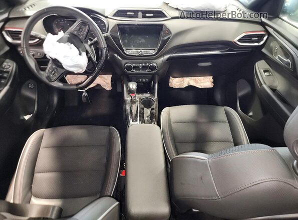 KL79MUSL7MB162404 2021 CHEVROLET TRAILBLAZER White Widok deski rozdzielczej