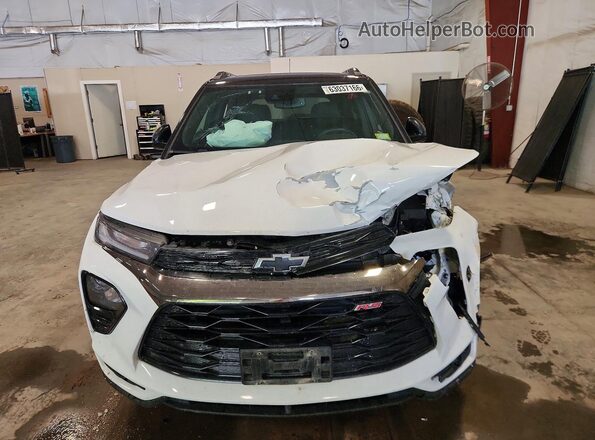 KL79MUSL7MB162404 2021 CHEVROLET TRAILBLAZER White Widok z przodu