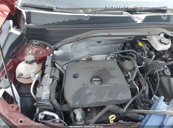 KL79MUSL7PB014662 2023 CHEVROLET TRAILBLAZER Бордовый Вид сзади
