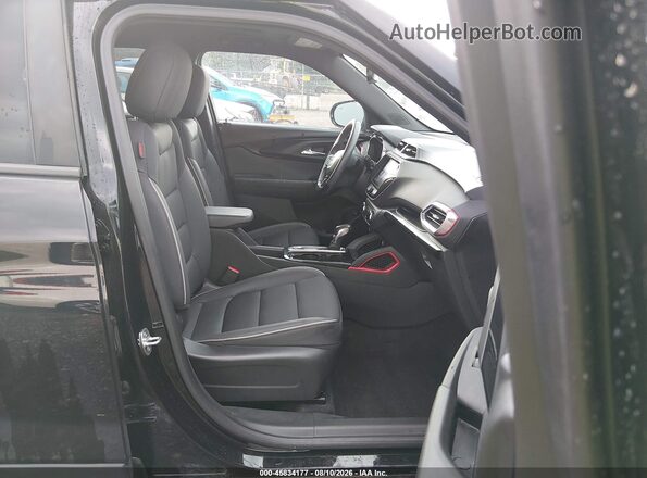 KL79MUSL8NB083552 2022 CHEVROLET TRAILBLAZER Black Вид салону спереду