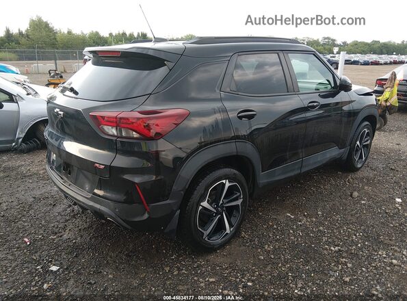 KL79MUSL8NB083552 2022 CHEVROLET TRAILBLAZER Black Задня права чверть