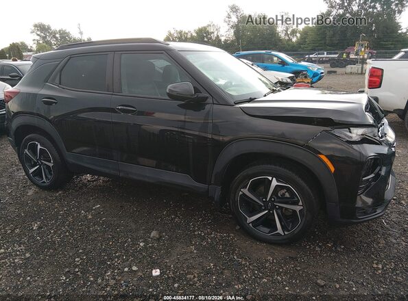 KL79MUSL8NB083552 2022 CHEVROLET TRAILBLAZER Black Вид задньої частини салону