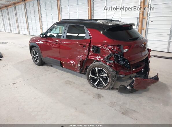 KL79MUSL8PB141534 2023 CHEVROLET TRAILBLAZER Red უკანა მარცხენა