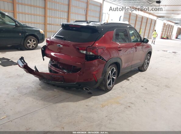 KL79MUSL8PB141534 2023 CHEVROLET TRAILBLAZER Red უკანა მარჯვენა