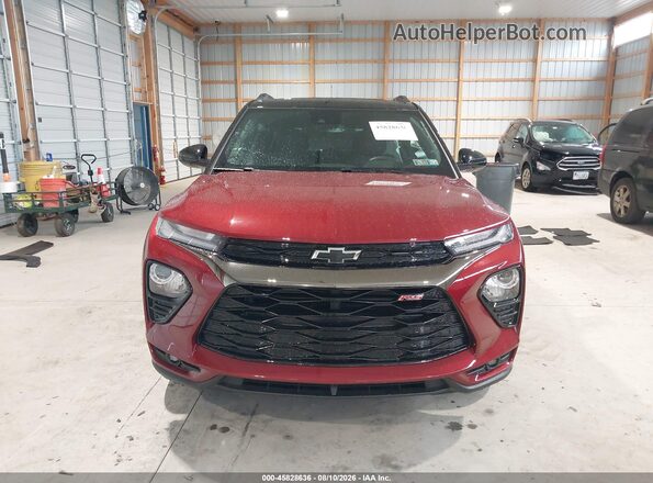 KL79MUSL8PB141534 2023 CHEVROLET TRAILBLAZER Red უკანა სალონის ხედი