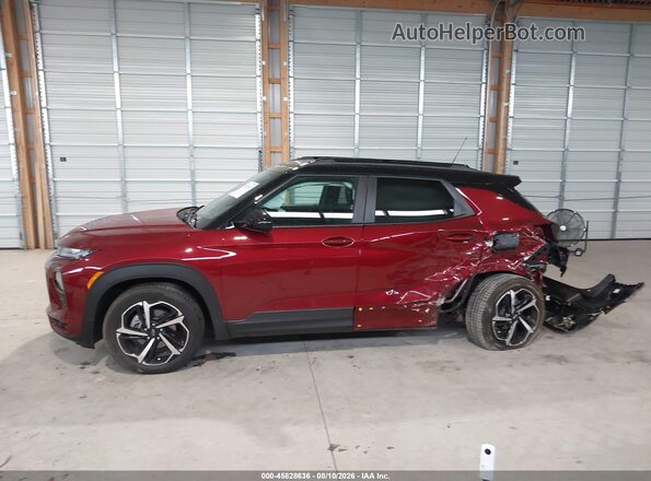 KL79MUSL8PB141534 2023 CHEVROLET TRAILBLAZER Red წინა ხედი