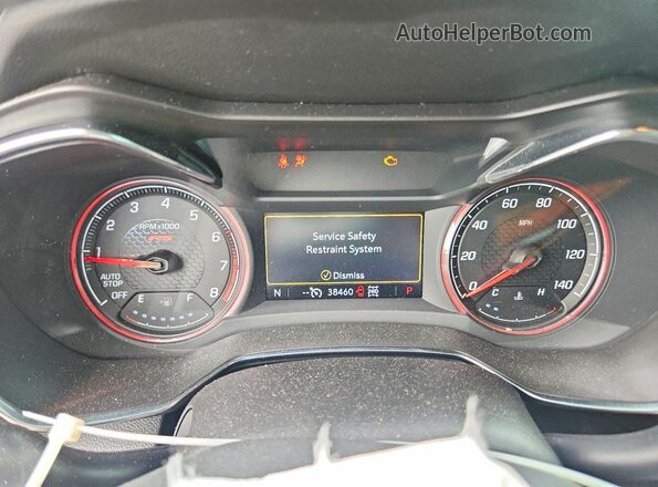 KL79MUSL8PB142506 2023 CHEVROLET TRAILBLAZER Красный Вид щитка приборов