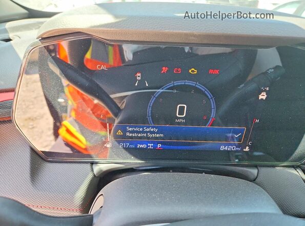 KL79MUSL8SB051552 2025 CHEVROLET TRAILBLAZER Black Вид щитка приладів