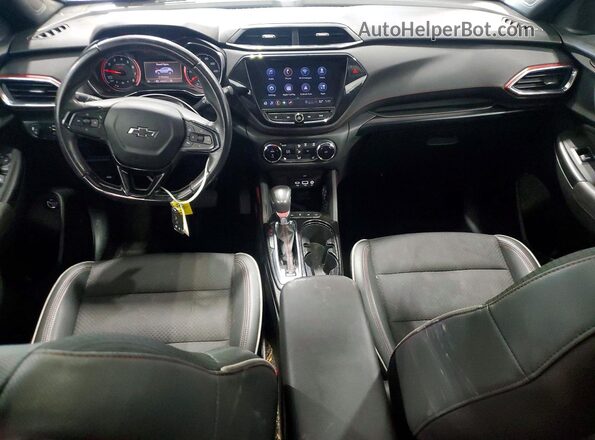 KL79MUSL9MB002797 2021 CHEVROLET TRAILBLAZER Burgundy Առջևի վահանակի տեսք