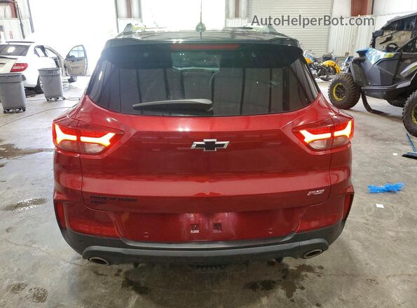 KL79MUSL9MB002797 2021 CHEVROLET TRAILBLAZER Burgundy Հետևի տեսք