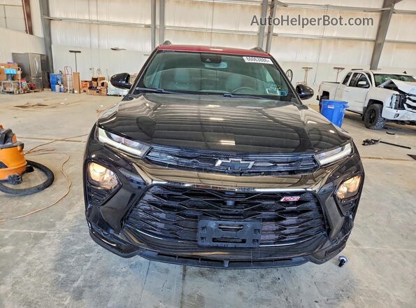 KL79MUSL9MB052471 2021 CHEVROLET TRAILBLAZER Black Вид спереду