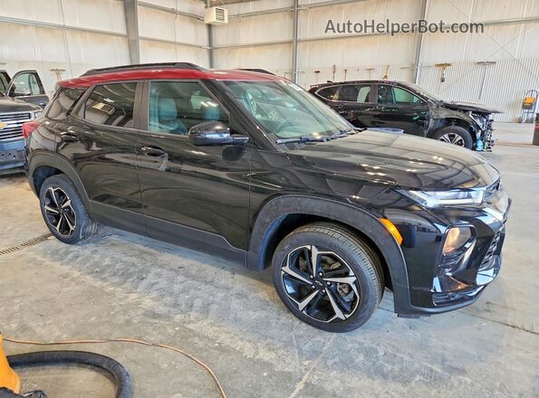 KL79MUSL9MB052471 2021 CHEVROLET TRAILBLAZER Black Передня права чверть