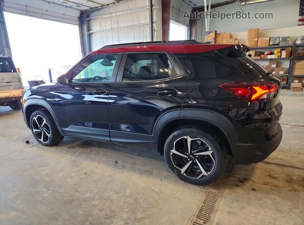 KL79MUSL9MB052471 2021 CHEVROLET TRAILBLAZER Black Задня ліва чверть
