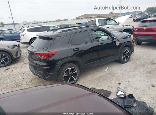 KL79MUSL9NB014675 2022 CHEVROLET TRAILBLAZER Black უკანა მარჯვენა
