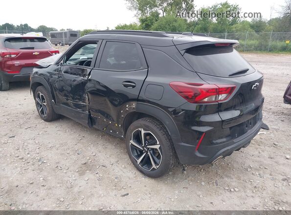 KL79MUSL9NB014675 2022 CHEVROLET TRAILBLAZER Black უკანა მარცხენა