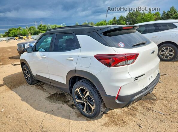 KL79MUSL9NB015471 2022 CHEVROLET TRAILBLAZER White Trasero izquierdo