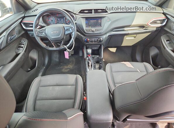 KL79MUSL9NB015471 2022 CHEVROLET TRAILBLAZER White Vista del salpicadero