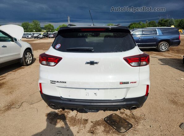KL79MUSL9NB015471 2022 CHEVROLET TRAILBLAZER White Vista trasera