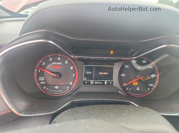 KL79MUSL9PB015019 2023 CHEVROLET TRAILBLAZER Red Вид щитка приладів