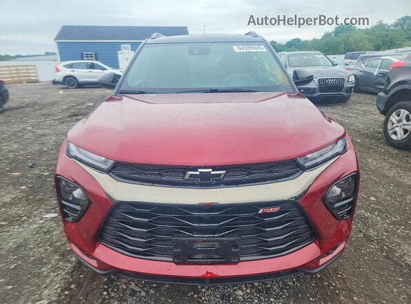 KL79MUSL9PB015019 2023 CHEVROLET TRAILBLAZER Red Вид спереду