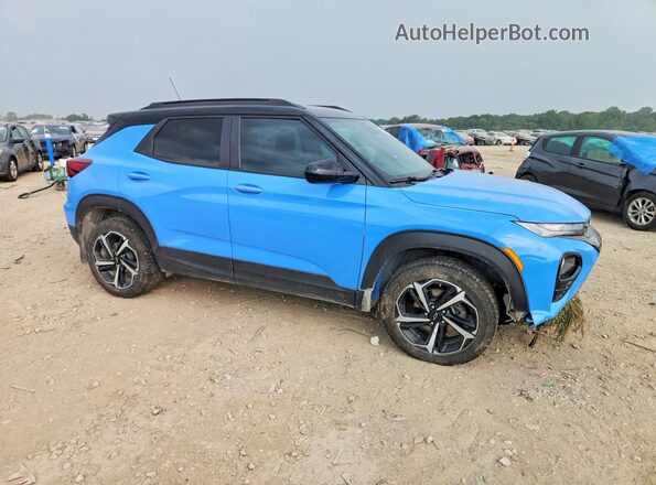 KL79MUSL9PB112074 2023 CHEVROLET TRAILBLAZER Blue Przód prawy