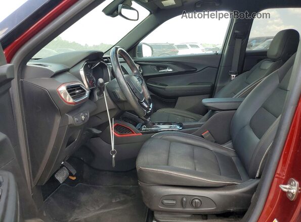 KL79MUSLXPB042522 2023 CHEVROLET TRAILBLAZER Бордовый Вид салона спереди