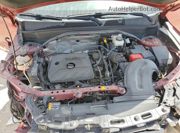 KL79MUSLXPB042522 2023 CHEVROLET TRAILBLAZER Бордовый Вид подкапотного пространства