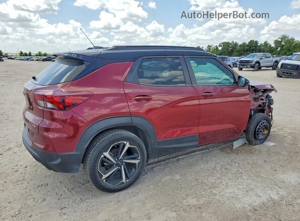 KL79MUSLXPB042522 2023 CHEVROLET TRAILBLAZER Бордовый Задняя правая четверть