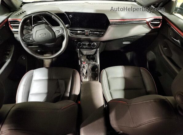 KL79MUSLXRB071442 2024 CHEVROLET TRAILBLAZER Black Widok deski rozdzielczej