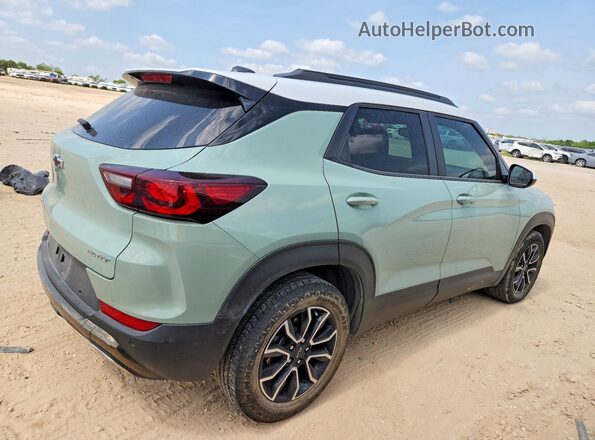 KL79MVSL0SB118456 2025 CHEVROLET TRAILBLAZER Green Trasero derecho